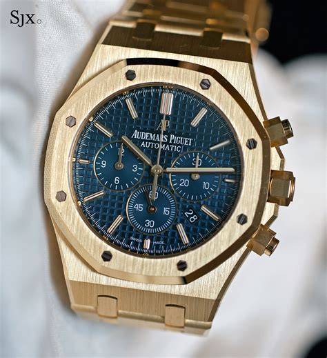 audemars piguet royal oak yellow gold 41mm|audemars piguet royal oak manual.